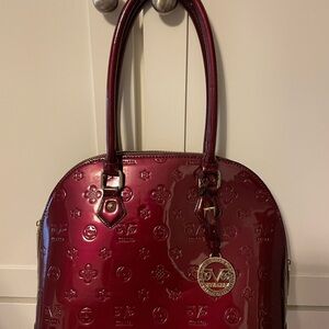 Elegant Burgundy Designer Handbag